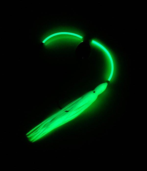 Laude Fishing Leng Heilbutt Seehecht System mit Circle Hook und Colorado Spinnerblatt – Bild 2
