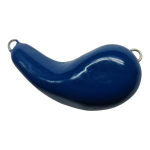 Heilbutt Nierenblei mit 2 Ösen für Laude Fishing Naturködersysteme