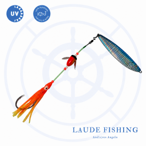 Laude-Fishing Steinbeißer- Seehecht Limited Spin n Glo System inkl. 200 Gramm Pilker