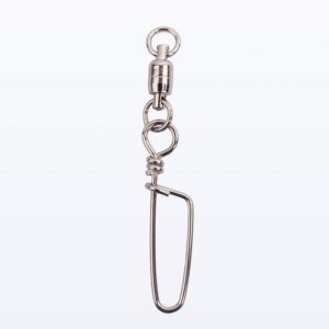 Mustad DLSS04 Steel Bearing Swivel With Coastlock Snap Size 8