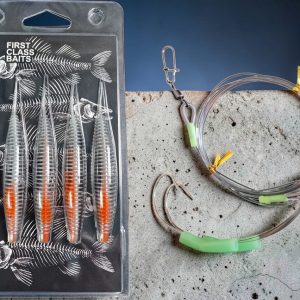 Rippchen Paternoster Set - 5 x Rippchen Hot Olive UV + 1 Paternoster