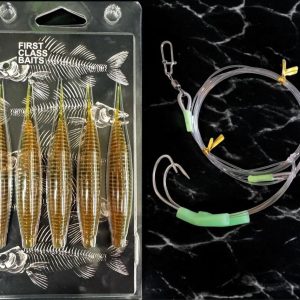 Rippchen Paternoster Set - 5 x Rippchen Motoroil UV + 1 Paternoster (Kopie)