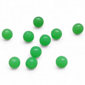 Anti Crash Soft Perlen Rubber Beads Grün 10 mm