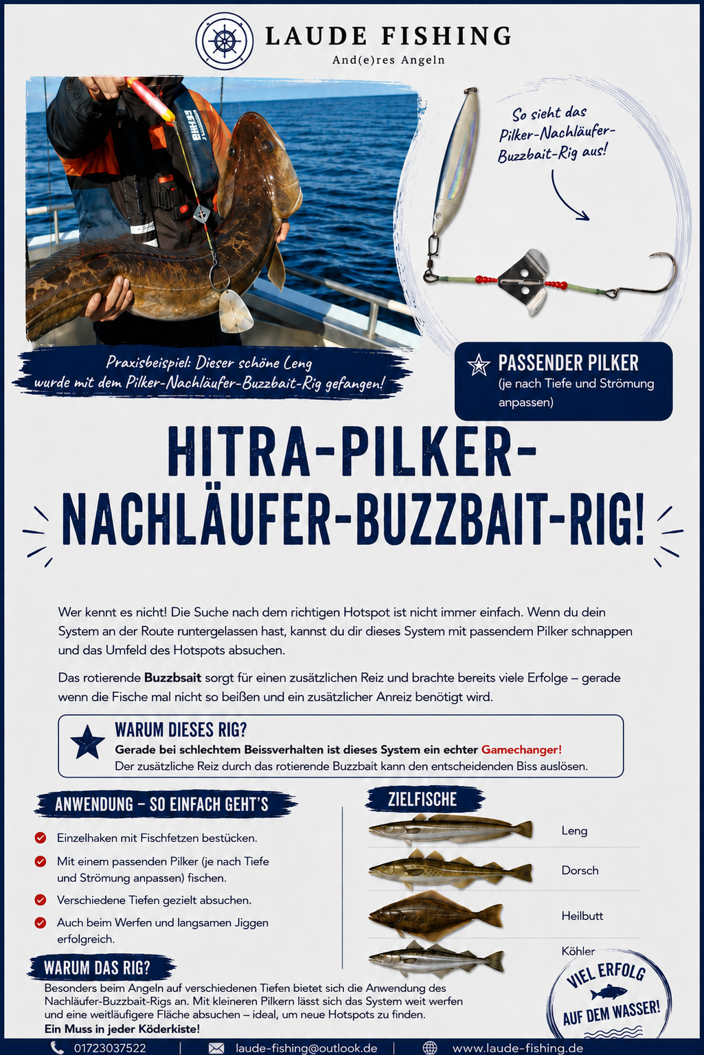 Pilker Buzzbait Rig – Bild 3